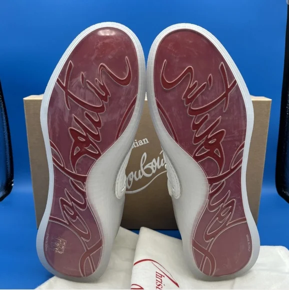 Christian Louboutin Arpoador Flat Sneakers Size 43.5 NEW - Picture 7 of 8